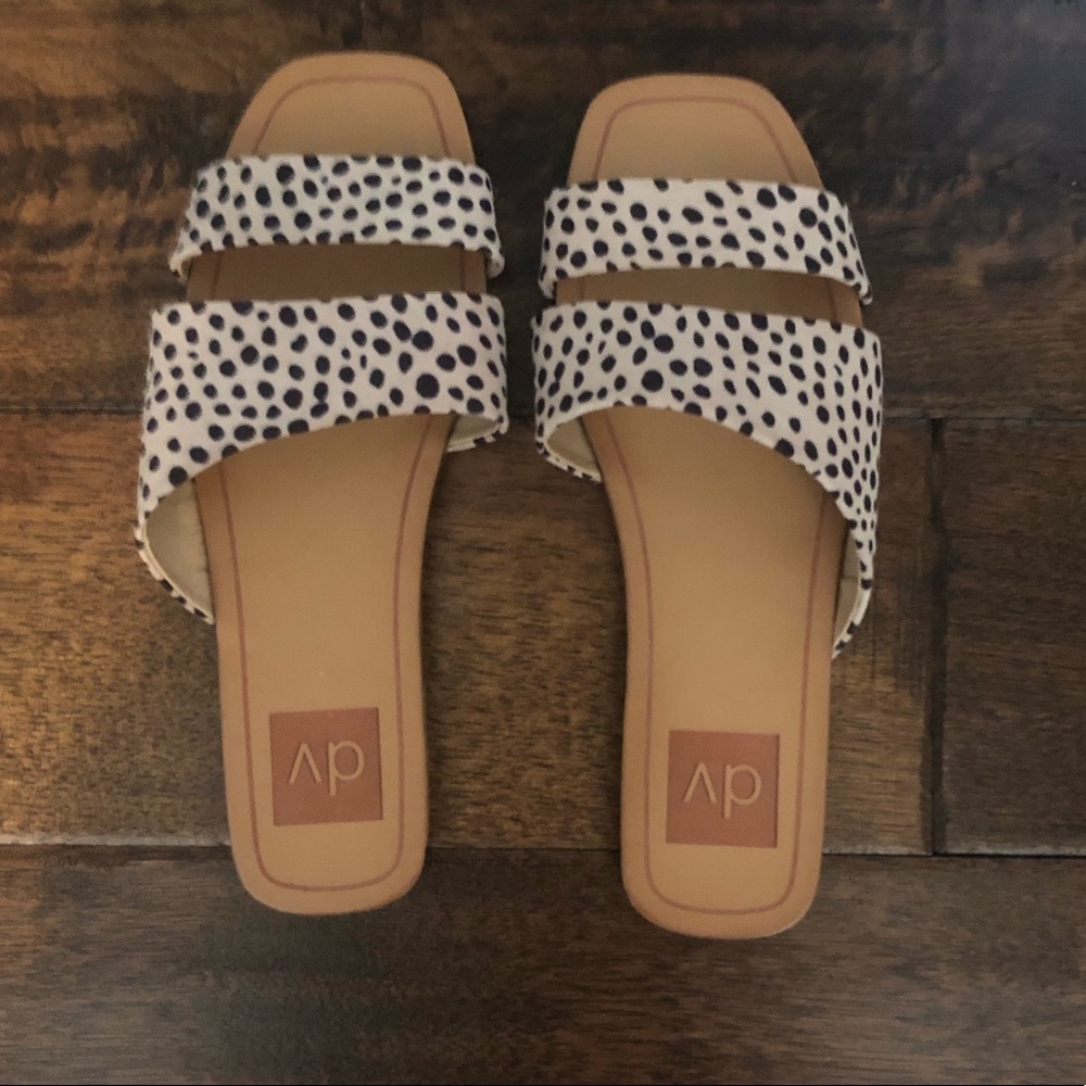 Leopard print sandals